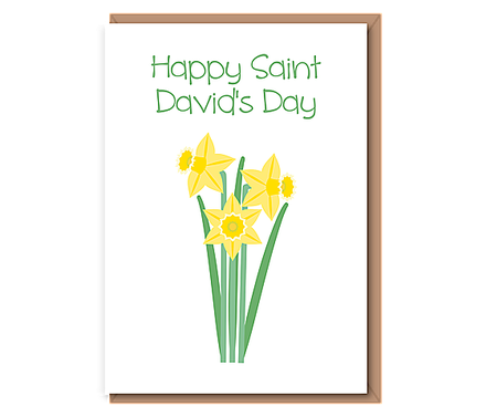 Happy Saint David's Day (geo daffs)