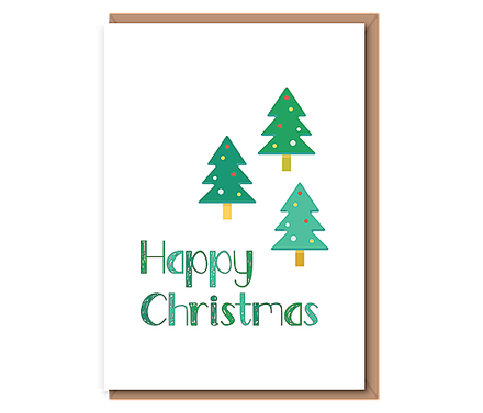 Happy christmas (3 trees)
