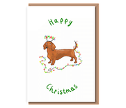 Christmas Sausage Dog – Happy Christmas
