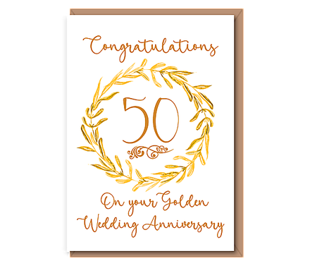 Golden Anniversary (50 years)