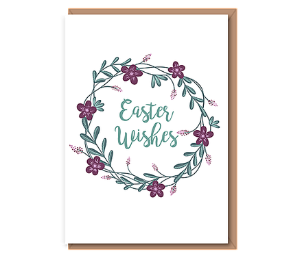 Easter Wishes (wreath)