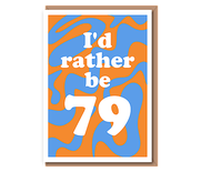 I'd rather be....(orange & blue)
