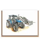 Blue Tractor) – landscape (text free