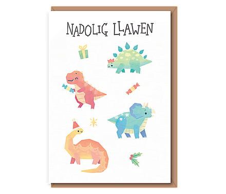 Dinos – “Festive Dinos” Nadolig Llawen