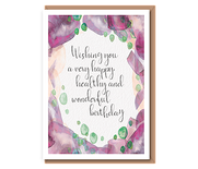 Wishing you a very happy, healthy and wonderful birthday