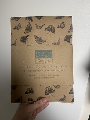 Black butterflies (Wrapping paper)