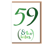 59 (& Two halves) – green – 60th