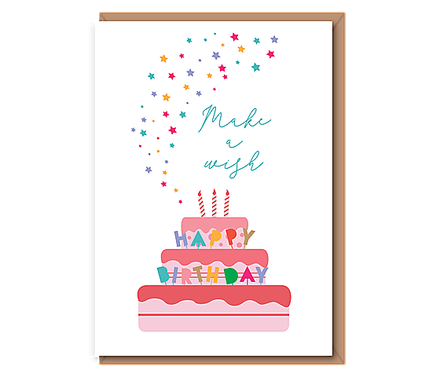 Make a wish (birthday cake)