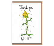 “Growing Groovy” 1 Dancing Star Flower – Thanks – you star