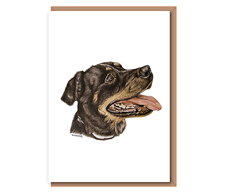 “Rottweiler” (facing sideways)