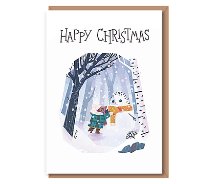 Hedgehog – “The Snowhog” Happy Christmas