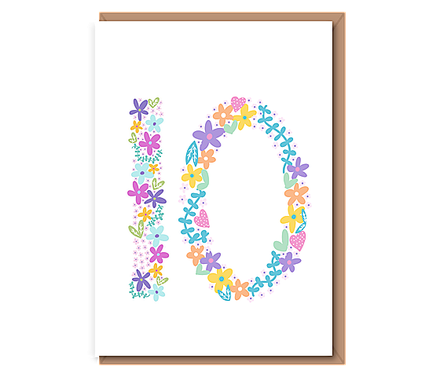 Floral Birthday – age 10