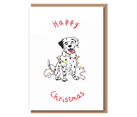 Christmas Dalmation – Happy Christmas