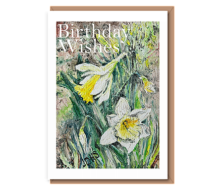 (White daffoldils) Birthday Wishes