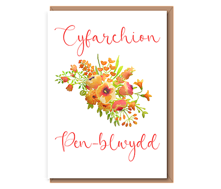 Cyfarchion penblwydd