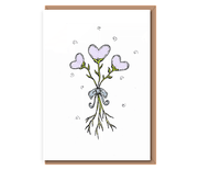 “A Bunch of Love” Bunch of Heart Flowers – colour