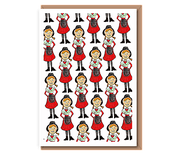 Welsh lady repeat card