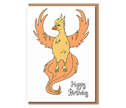 “Mythical Magic Phoenix” Happy Birthday