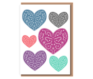 Doily Love – multiple hearts