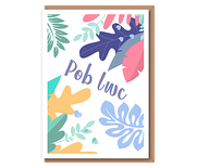 Pob Lwc – white border