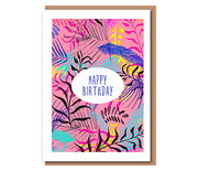 Happy Birthday – Pink Tropical