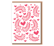 Red–coral scandi heart (text–free)