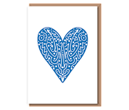 Dark Doodle Love – Blue