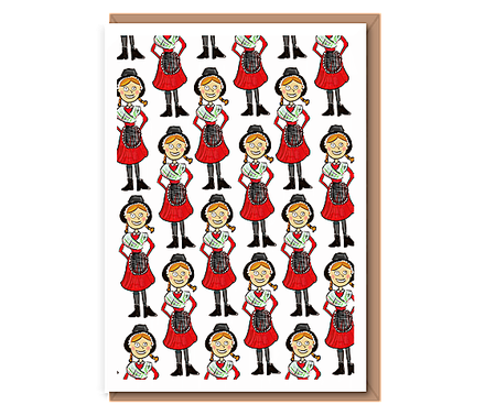 Welsh lady repeat card