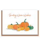 Pumpkins and squash (landscape) Sending Warm Wishes