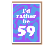 I'd rather be....(Purple & blue)