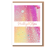 Penblwydd Hapus (hot pink & yellow)