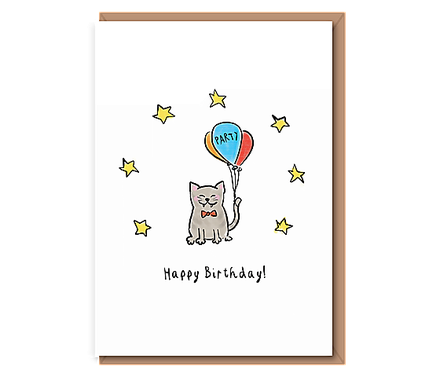 Party Cat – Happy Birthday
