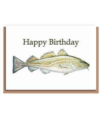 Cod – “Gadus morhua” (green fish) – Happy Birthday