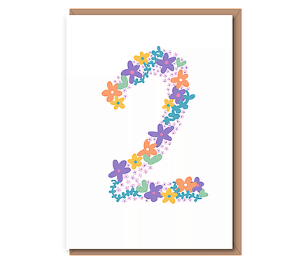 Floral Birthday – age 2