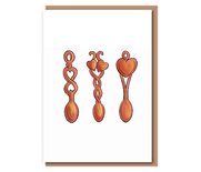 3 Welsh love spoons