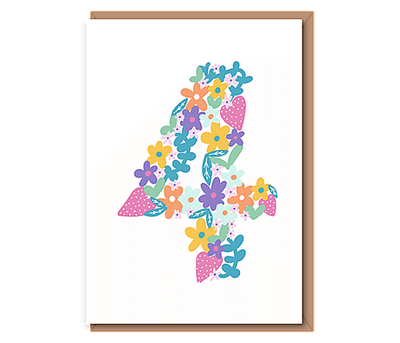 Floral Birthday – age 4