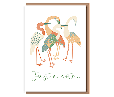 Just a note.. (cranes)