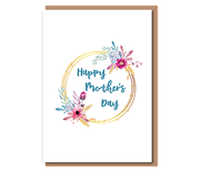 Happy Mother's Day – pink wreath