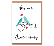 On Our Anniversary (love birds)
