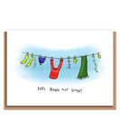 “Let's Hang out” – Washing Line (landscape)