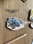 65Mm wooden magnet – Tractor