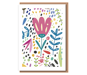 Zoomed on pink flower