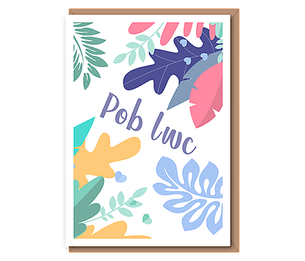 Pob Lwc – white border