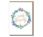 With Sympathy – fluffy wreath