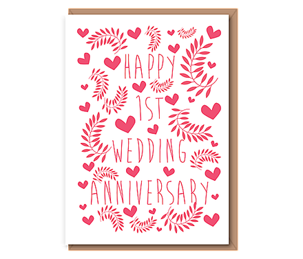 Happy 1st Wedding Anniversary