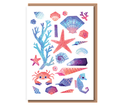 Pink & blue shells – “Seashells”