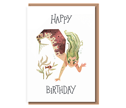 “Salmon Mermaid” Happy Birthday