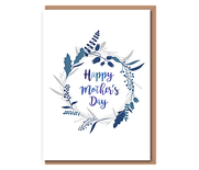 Happy Mother's Day 2 (blue wreath)
