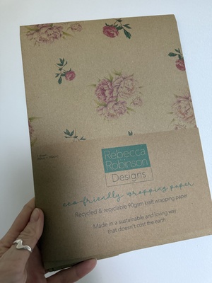 Peony wrapping paper