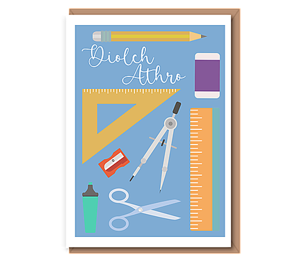 Diolch Athro (male teacher)